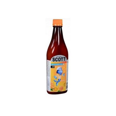 Emulsión Scott Sabor a Naranja Suplemento Vitaminas (FARMACUNDINAMARCA) fco*450ml