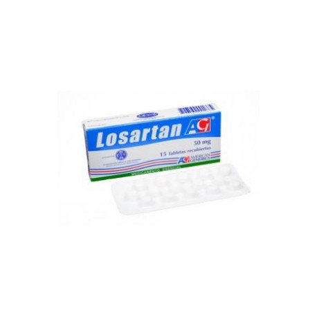 Losartan 50 mg (ENVIOS REGIONALES Y NACIONAL) Caja*15 Tabletas Recubiertas – Hipertensión