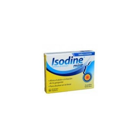 Isodine Mint Alivia La Garganta (FARMACUNDINAMARCA) caja*6 pastillas