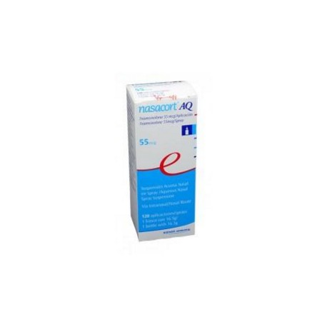Nasacort Aq 55 mcg (ENVIOS REGIONALES Y NACIONAL) Spray x 16.5 g Suspensión Nasal – Rinitis
