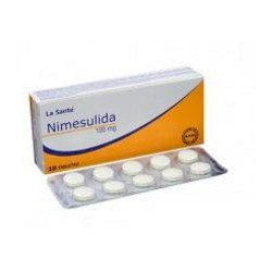Nimesulida 100 mg (ENVIOS REGIONALES Y NACIONAL) Caja*10 Tabletas – Enfermedades Reumáticas