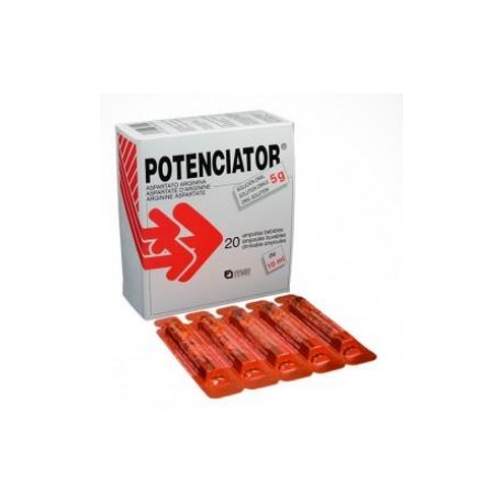 Potenciator 5 mg (ENVIOS REGIONALES Y NACIONAL) Caja*20 Ampollas Bebibles De 10 mL Solución Oral - Faes Farma S.A.