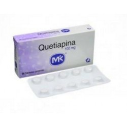 Quetiapina 100 mg (ENVIOS REGIONALES Y NACIONAL) Caja*30 Tabletas Recubiertas - Tecnoquímicas S.A