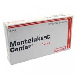 MONTELUKAST 10MG (FARMACUNDINAMARCA) CAJA*10 TABLETAS GENFAR