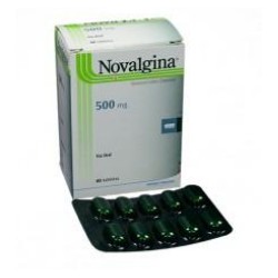 Novalgina 500 mg (ENVIOS REGIONALES Y NACIONAL) Caja*80 Tabletas – Sanofi Aventis