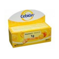 Cebion 1 g Tabletas Sabor A Naranja (ENVIOS REGIONAL Y NACIONAL) fco*10 unidades