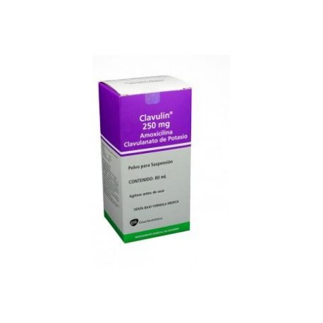 Clavulin 250 mg (ENVIOS REGIONALES Y NACIONAL) Frasco*80 mL Polvo Para Suspensión - GlaxoSmithkline