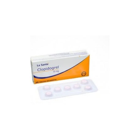 Clopidogrel 75 mg (ENVIOS REGIONALES Y NACIONAL) Caja*14 Tabletas Recubiertas – La Santé
