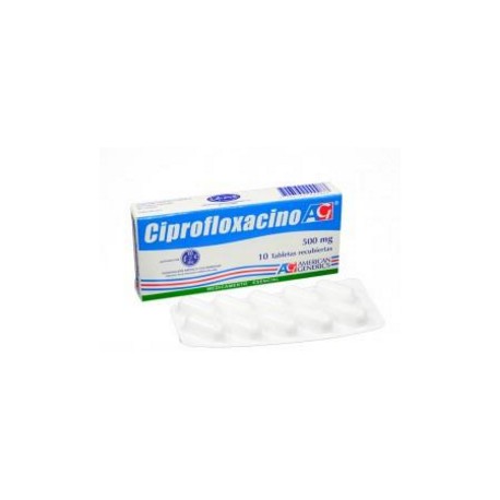 Ciprofloxacino 500 mg (ENVIOS REGIONALES Y NACIONAL) Caja*10 Tabletas Recubiertas – American Generics
