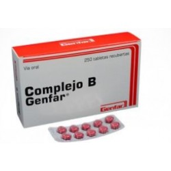 Complejo B (ENVIOS REGIONALES Y NACIONAL) Caja*250 Tabletas Recubiertas - Genfar