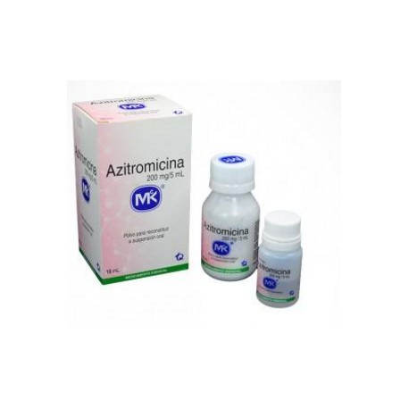 Azitromicina 200 mg / 5 mL (ENVIOS REGIONALES Y NACIONAL) Frasco*15 mL – Tecnoquímicas