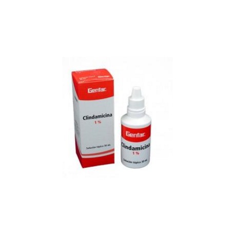 Clindamicina 1 % (ENVIOS REGIONALES Y NACIONAL) Frasco*30 mL Solución Tópica - Genfar