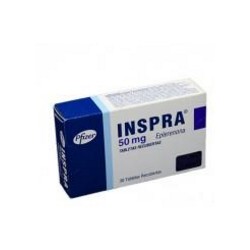 Inspra 50 mg Tabletas Recubiertas Pfizer (Envíos Regionales y Nacionales) caja*30 unidades