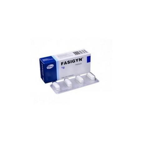 Fasigyn 1g (ENVIOS REGIONAL Y NACIONAL) Caja*4 Tabletas – Pfizer