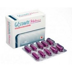 Gestavit Materno (FARMACUNDINAMARCA) Caja * 30 Cápsulas Blandas – Multivitaminas Prenatales