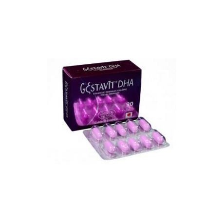 Gestavit Dha (FARMACUNDINAMARCA) Caja * 30 Cápsulas De Gelatina – Vitaminas Para El Embarazo