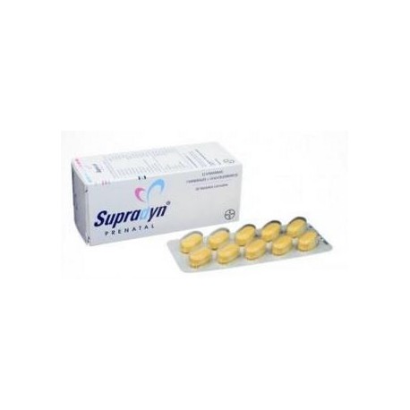 Supradyn Prenatal (FARMACUNDINAMARCA) Caja x 30 Tabletas Lacadas