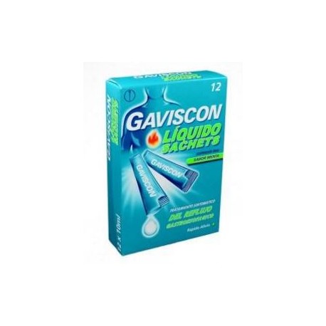 Gaviscon Líquido Reflujo Gastroesofágico (FARMACUNDINAMARCA) caja*12 sachet