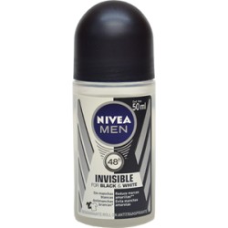 DESODORANTE NIVEA INVISIBLE BLACK & WHITE POWER MEN ROLL ON (envios regionales y nacional )