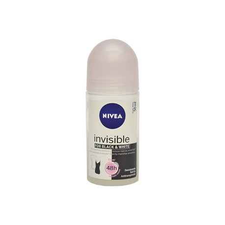 DESODORANTE NIVEA INVISIBLE BLACK & WHITE CLEAR WOMEN ROLL ON(envios regionales y nacional)