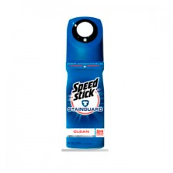 DESODORANTE SPEED STICK STAINGUARD AEROSOL (envios regionales y nacional) LATA*100 GRAMOS