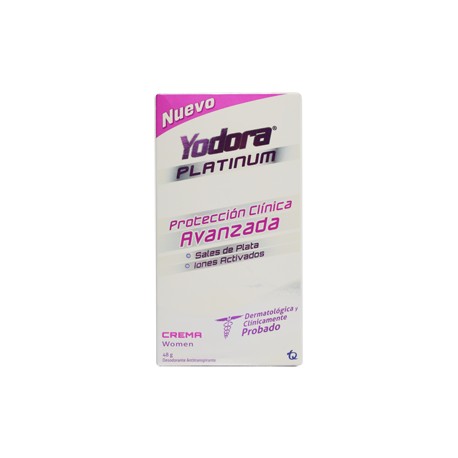DESODORANTE YODORA PLATINUM CLINICAL CREMA WOMEN (envíos regionales y nacional)