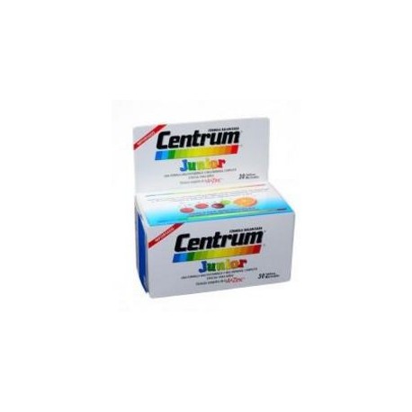 Centrum Junior Sabor A Naranja Cereza Tutti Frut Multivitamínico (FARMACUNDINAMARCA) caja*30