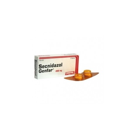 SECNIDAZOL 250MG GENFAR (FARMACUNDINAMARCA) CAJA *4 TABLETAS