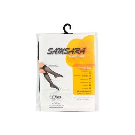 MEDIA VELADA SAMSARA SLACK SHEER CANELA TALLA UNICA