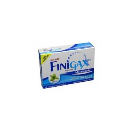 Finigax tabletas Masticables Sabor Menta Antiflatulento (FARMACUNDINAMARCA) caja*24 table