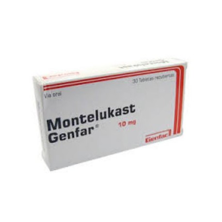 MONTELUKAST 10MG (FARMACUNDINAMARCA) CAJA *30 TABLETAS GENFAR