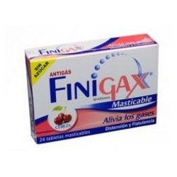 Finigax Masticables Sabor A Cereza Antigás (FARMACUNDINAMARCA) caja*24 tabletas