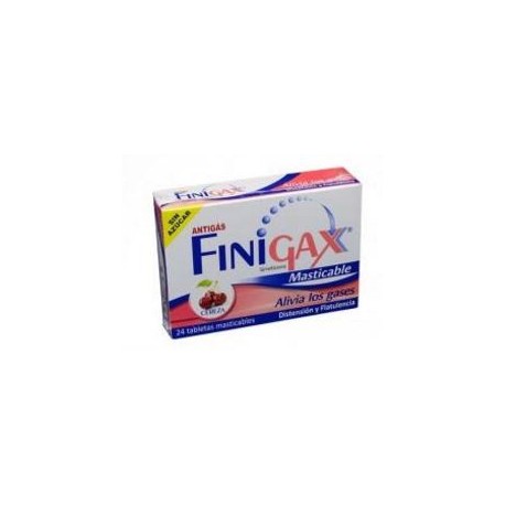 Finigax Masticables Sabor A Cereza Antigás (FARMACUNDINAMARCA) caja*24 tabletas
