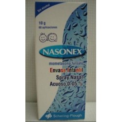 Nasonex Furoato de Mometasona 0.05% MSD Frasco x 60 Aplicaciones