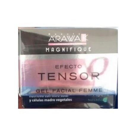 ARAWAK GEL FACIAL FEMME EFECTO TIPO TENSOR ( HIDRATANTE NUTRITIVO CON CELULAS MADRES VEGETALES) FCO*50GR