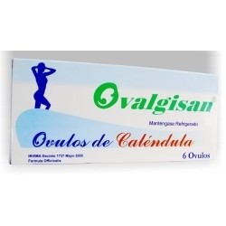 OVALGISAN (OVALGIN) OVULOS DE CALENDULA ( ENVIOS A TODO COLOMBIA) CAJA 6 OVULOS