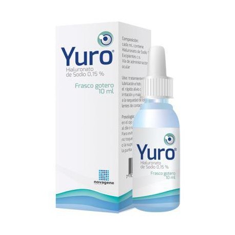 YURO (Hialuronato de sodio 0,15%) (ENVIOS A LOS MUNICIPIOS DE CUNDINAMARCA ) CANTIDAD*1 UNIDAD