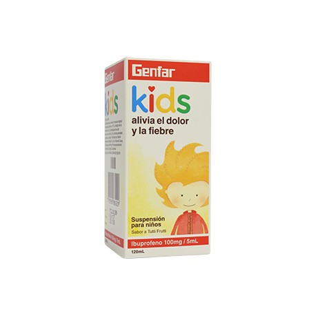 GENFAR KIDS IBUPROFENO DOLOR Y FIEBRE frasco *120 ml