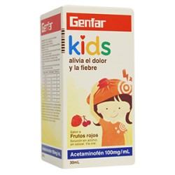 GENFAR KIDS ACETAMINOFEN GOTAS 100 MG (FARMACUNDINAMARCA)