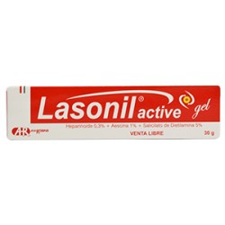 LASONIL ACTIVE GEL TUBO 30 GR (AYUDA A MORETONES EN LA PIEL) (FARMACUNDINAMARCA)