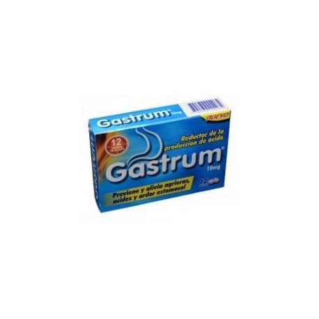 Gastrum 10 mg Acidez Estomacal (FARMACUNDINAMARCA) caja*12 tabletas
