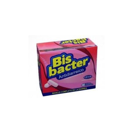 Bis Bacter Masticables Antidiarreico (FARMACUNDINAMARCA) caja*48 tabletas