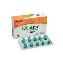 Digesta 250 mg Flatulencias (FARMACUNDINAMARCA) caja*20 capsulas