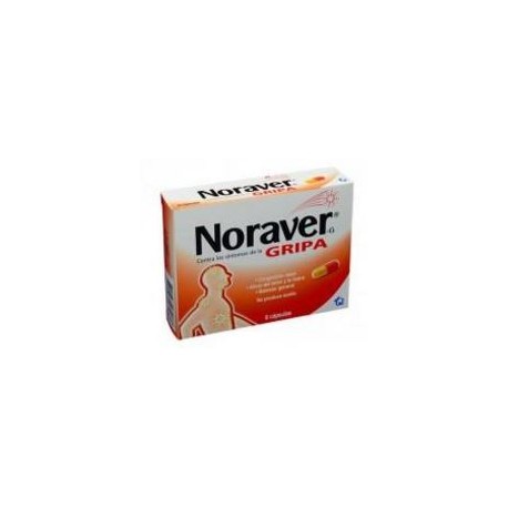 Noraver Gripa Congestión Nasal (FARMACUNDINAMARCA) caja*8 capsulas