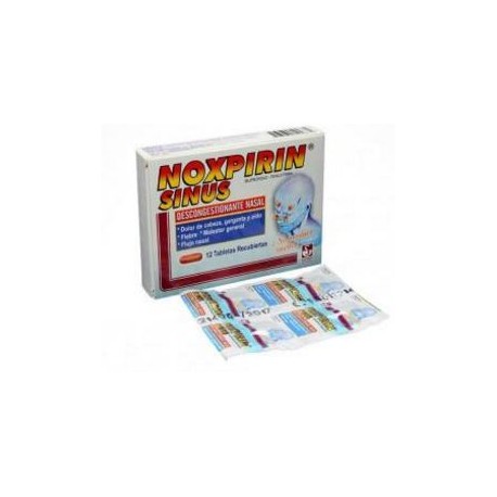 Noxpirin Sinus Descongestionante Nasal (FARMACUNDINAMARCA) caja*12 capsulas