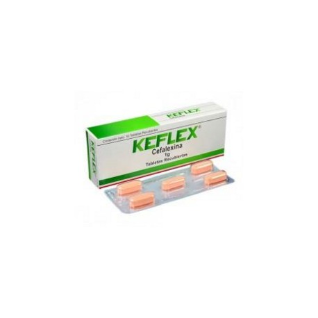 Keflex 1g (FARMACUNDINAMARCA) Caja*10 Tabletas Recubiertas _Farma De Colombia