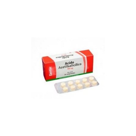Ácido acetilsalicílico 100 mg (FARMACUNDINAMARCA) caja*30 tabletas