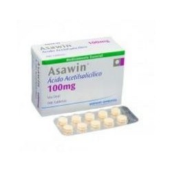 Asawin 100 mg (FARMACUNDINAMARCA) Caja*100 tabletas
