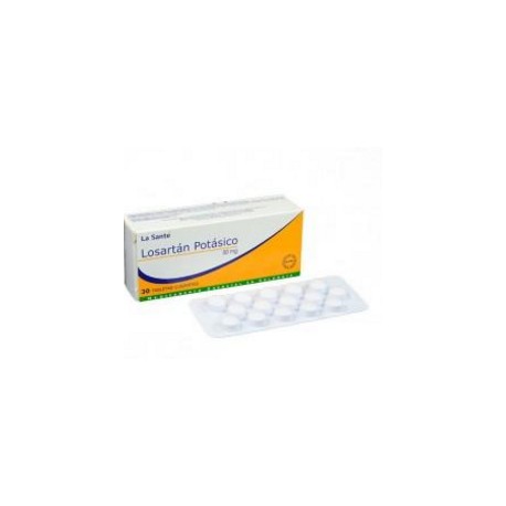 Losartán Potásico 50 mg (FARMACUNDINAMARCA) Caja*30 Tabletas Cubiertas – La Santé