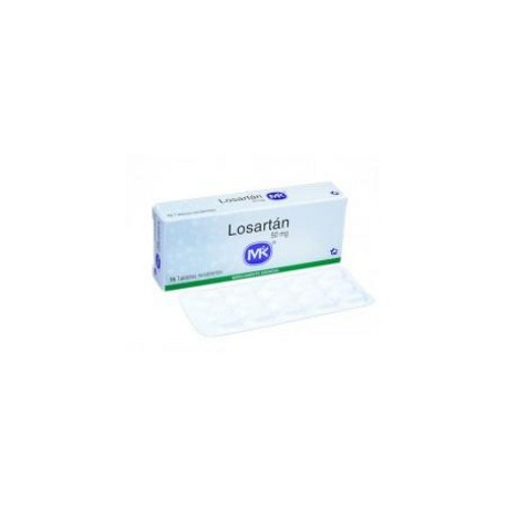 Losartán 50 mg (FARMACUNDINAMARCA) Caja*15 Tabletas Recubiertas _Tecnoquímicas